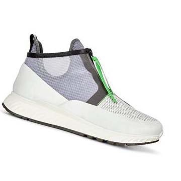 Baskets Ecco St.1 Ankle Homme Blanche | FR 645KOR
